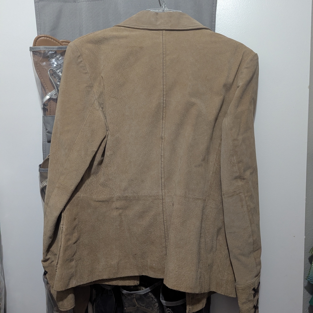 Women's Tan Suede Jacket